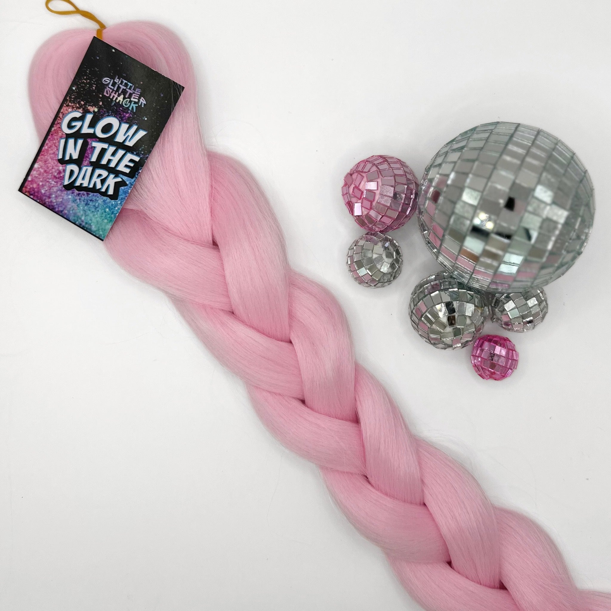 Glow in the Dark Coloured Extension Feed-In Hair – 100g