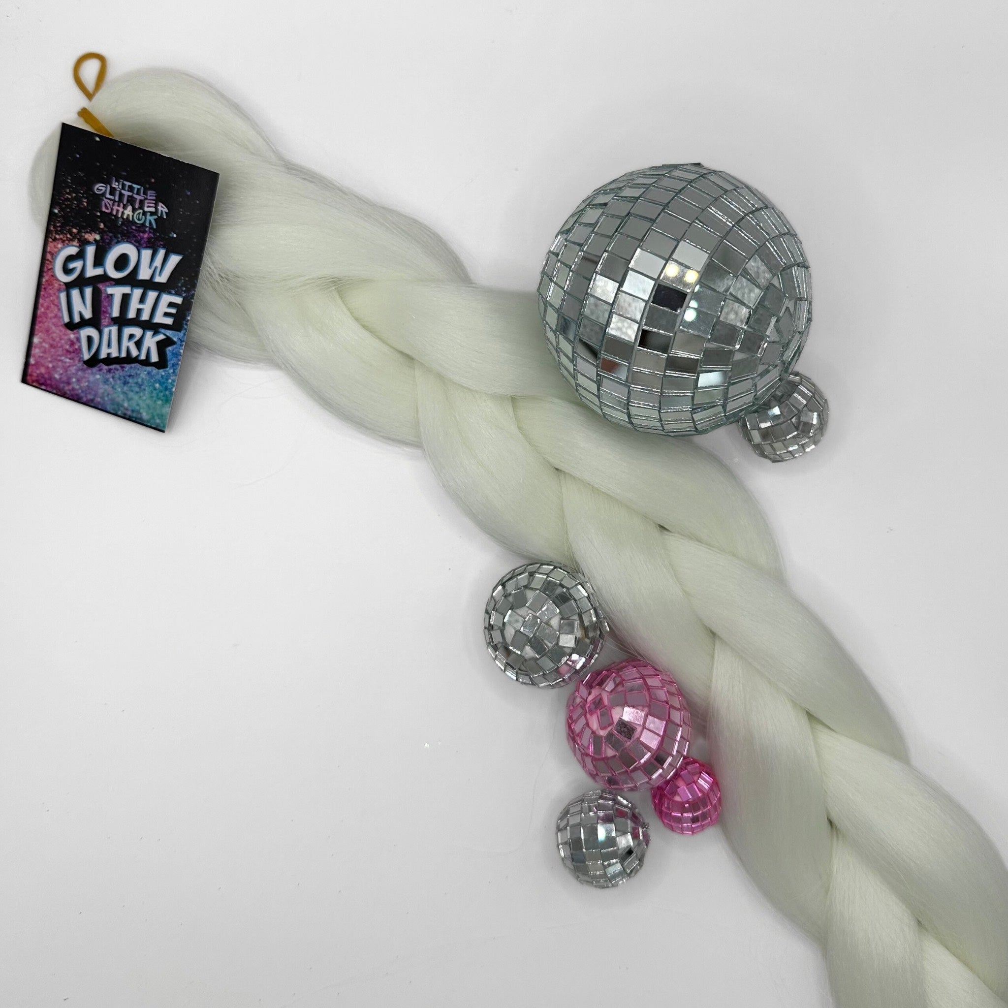 Glow in the Dark Coloured Extension Feed-In Hair – 100g