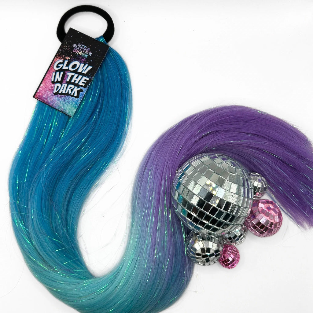 GLOW IN THE DARK Reusable Ponytail 100g
