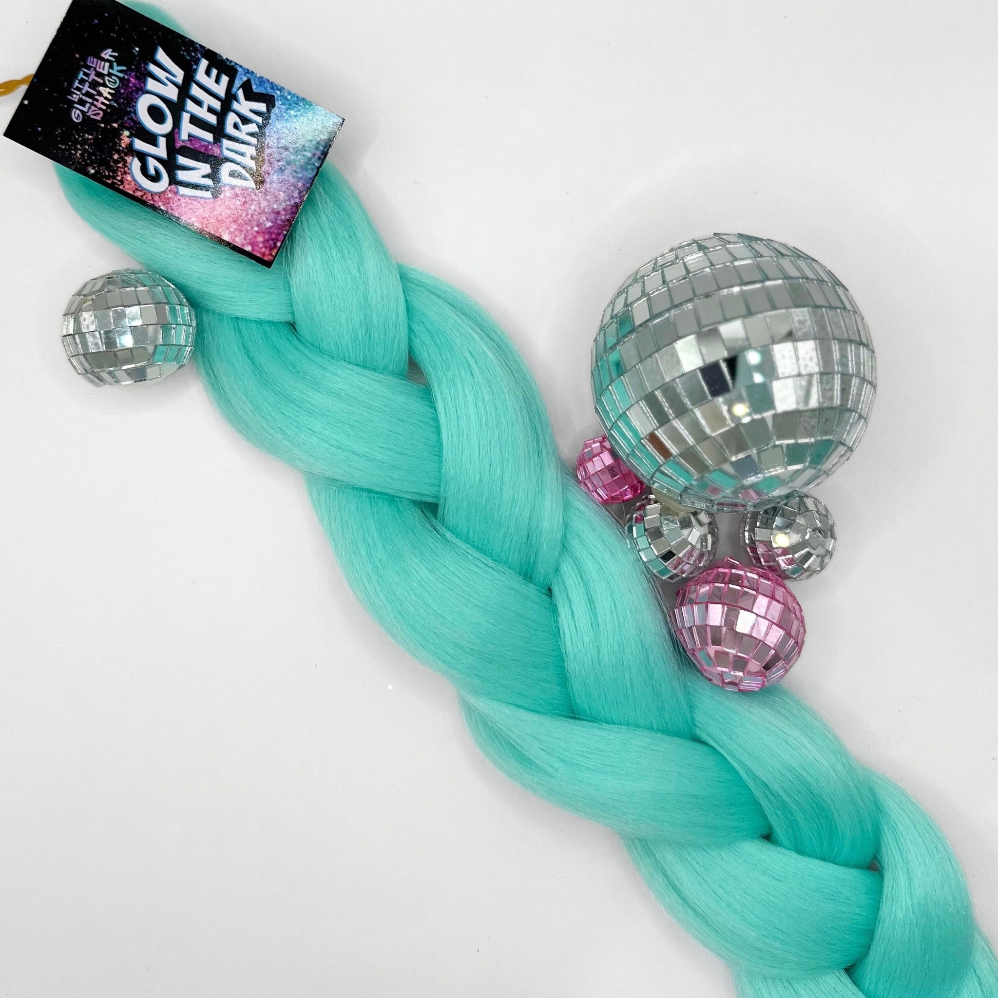 Glow in the Dark Coloured Extension Feed-In Hair – 100g