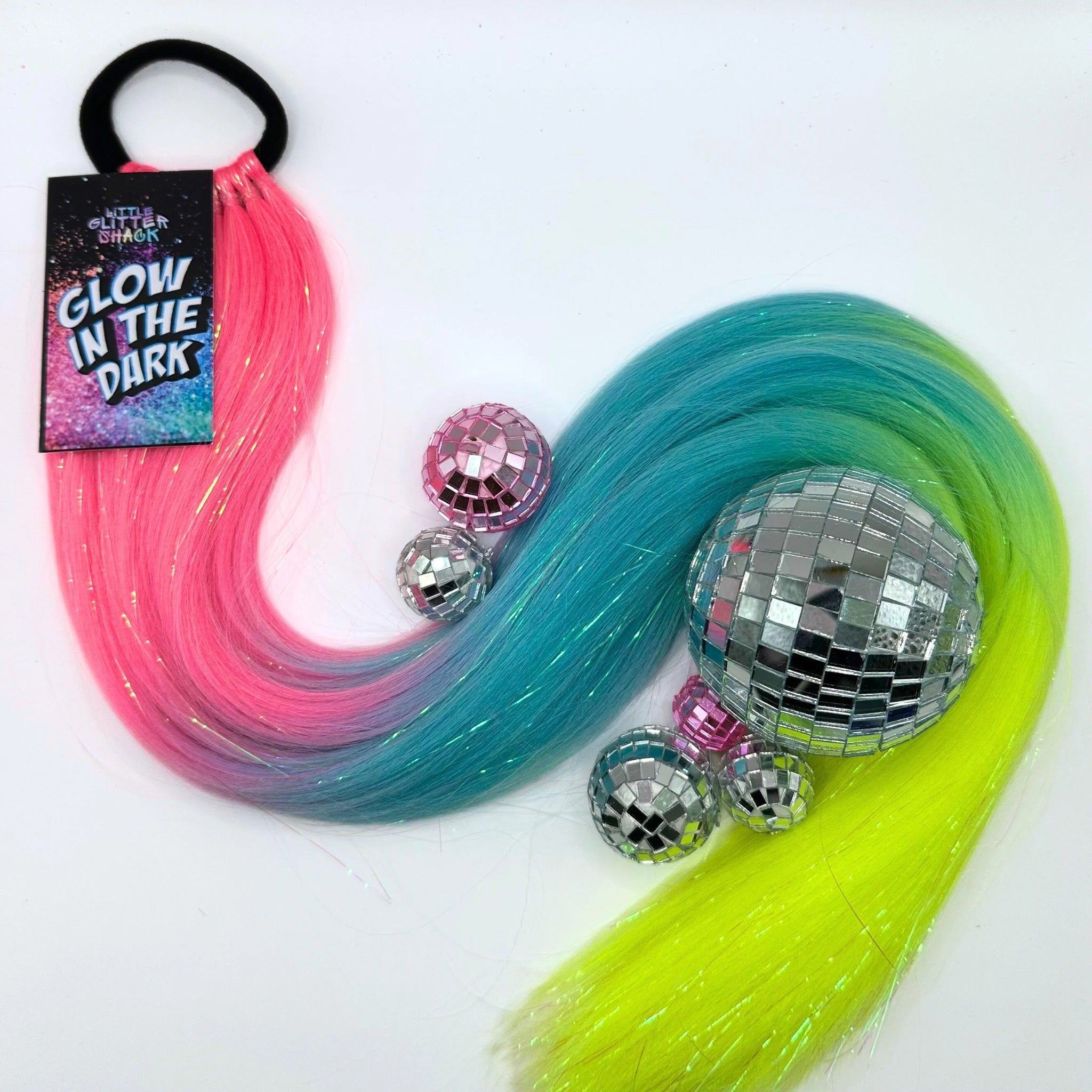 GLOW IN THE DARK Reusable Ponytail 100g